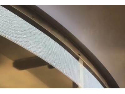 P6晶膜屏奶茶店横幅屏案例